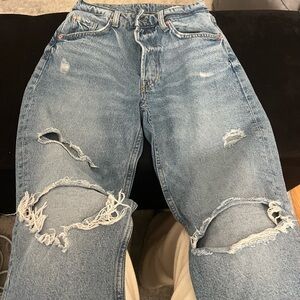H&M ripped jeans
